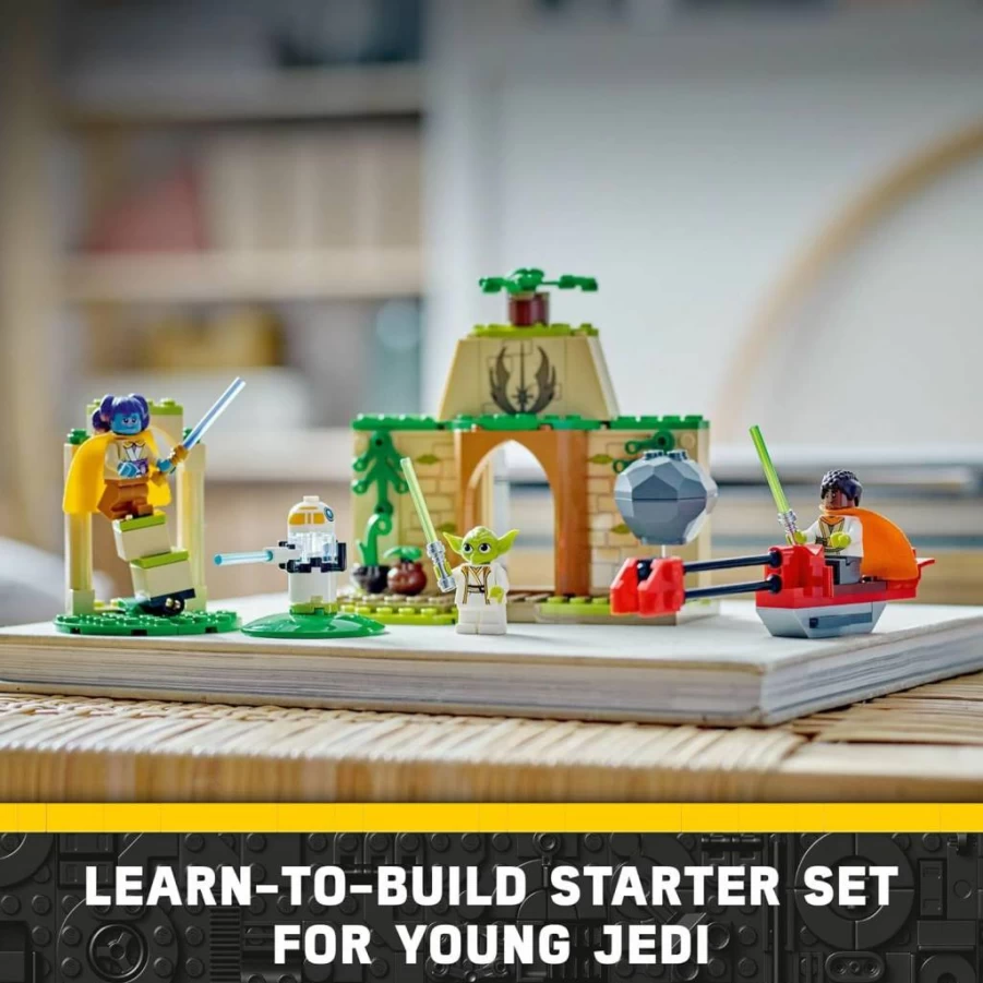 LEGO Star Wars 75358 Tenoo Jedi Temple Building Set with Kai Brightstar & Yoda Minifigures, Kids Construction Toy for Ages 4+, Birthday Gift for Boys & Girls