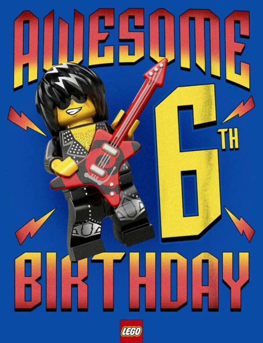 Fifth Sun Boys Lego Birthday Short Sleeve T-Shirt - Iconic Awesome Graphic Tee for Kids