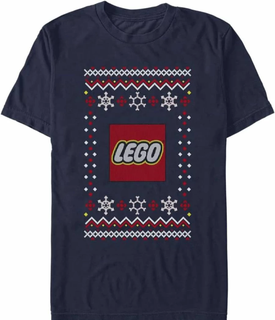 Fifth Sun Men's Lego Ugly Sweater Graphic Short Sleeve T-Shirt