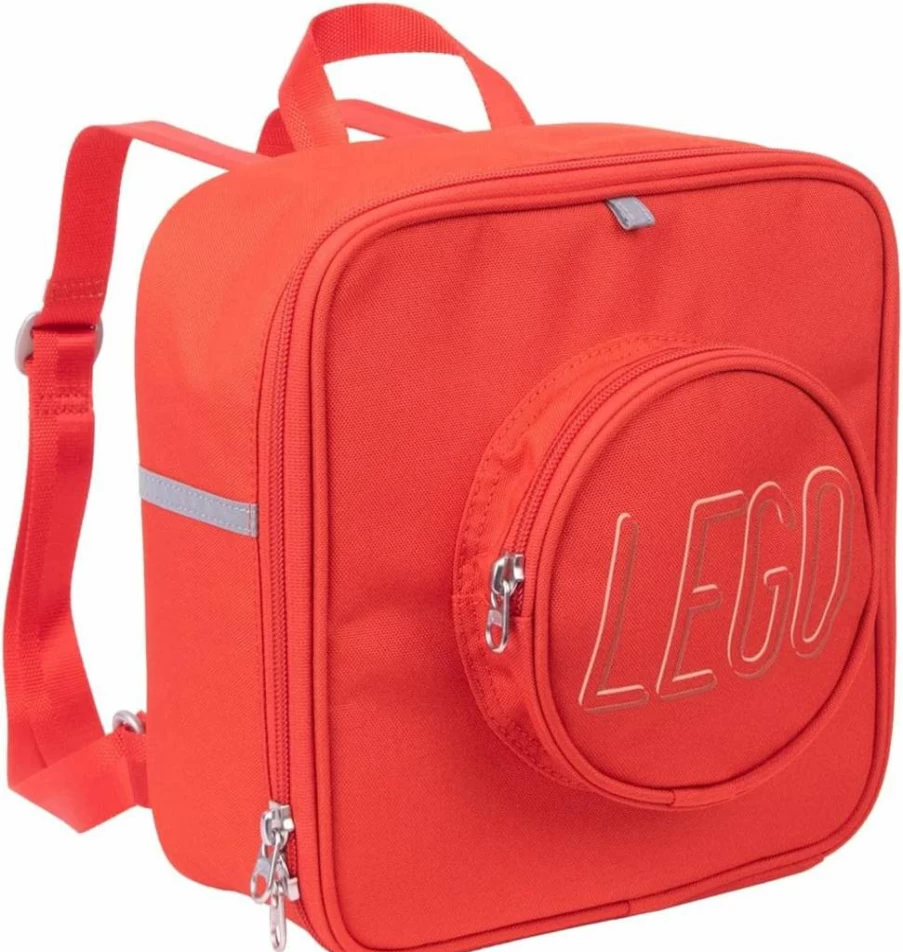 LEGO Medium Azur Small Brick Backpack - Official Buildable Toy Backpack for Kids