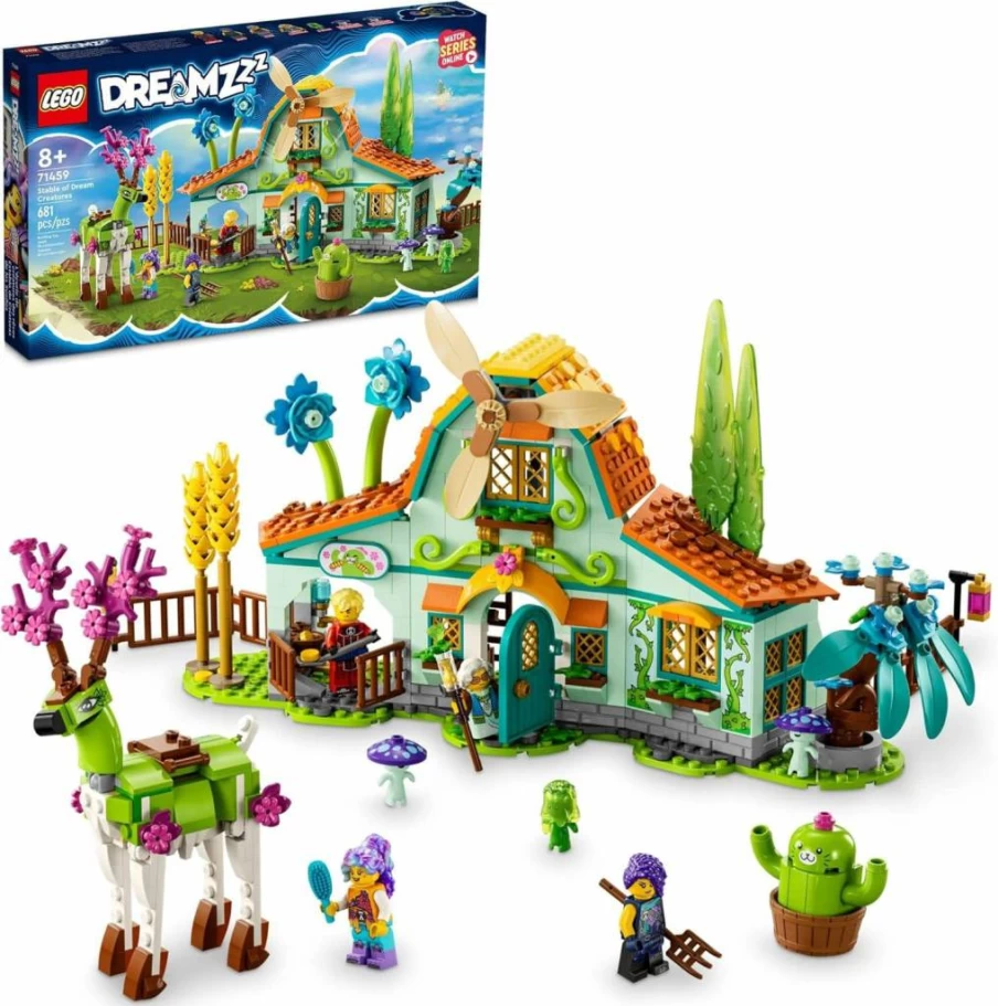 LEGO 71459 Dreamzzz Fantasy Building Set: Build Flying Pegasus or Forest Guardian, Creative Toy Gift for Kids Ages 8+