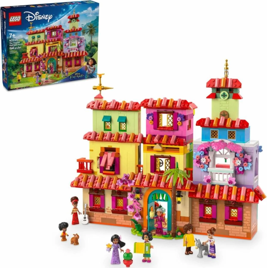 LEGO Disney Encanto The Madrigal House Building Set with Mirabel Doll, 43245 | Creative Construction Toy for Kids Ages 7+ | Disney Princess Playset for Girls and Boys