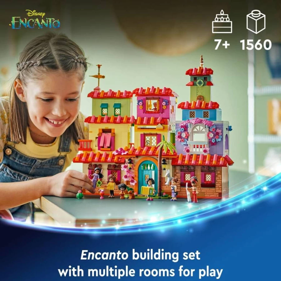 LEGO Disney Encanto The Madrigal House Building Set with Mirabel Doll, 43245 | Creative Construction Toy for Kids Ages 7+ | Disney Princess Playset for Girls and Boys