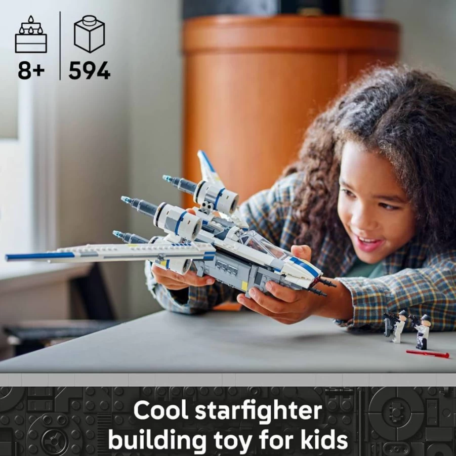 LEGO Star Wars Rebel U-Wing Fighter 75399 Building Kit with Cassian Andor, K-2SO & Dedra Meero Minifigures | Andor Series Model for Kids Ages 8+ | Creative Gift for Boys & Girls