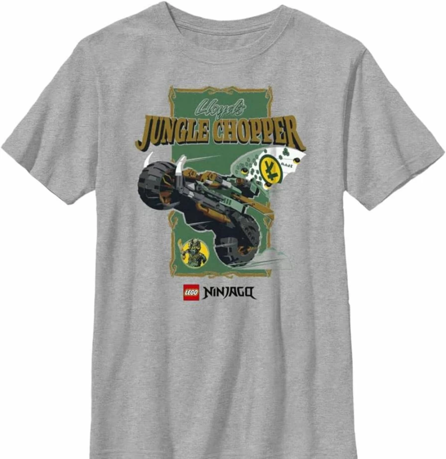 Fifth Sun Boys' Lego Ninjago Jungle Chopper Short Sleeve T-Shirt for Kids