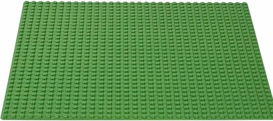 LEGO Classic Green Baseplate 32x32 Studs - Large Square Building Plate for Landscapes, Scenes, and Display, Compatible with All LEGO Bricks (11023)
