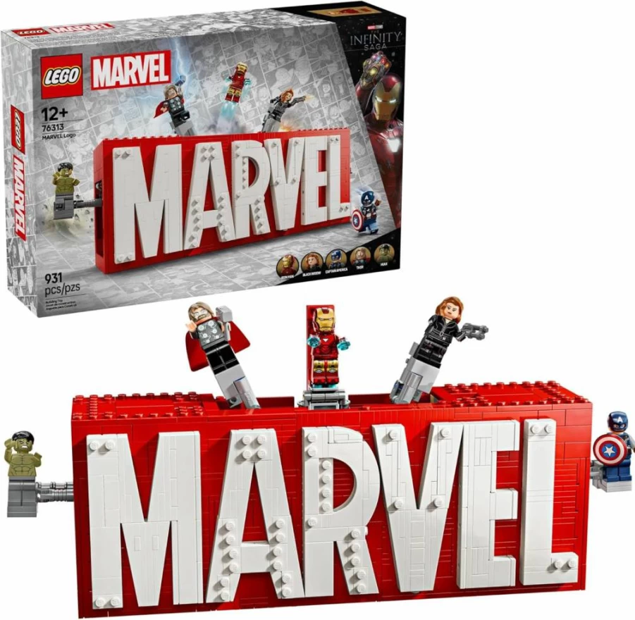 LEGO Marvel Superheroes Collectible Building Set with 5 Minifigures - 76313 Model Kit for Kids Ages 12+, Creative Gift for Birthday & Holidays