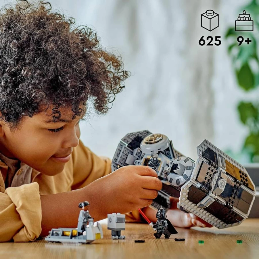 LEGO Star Wars TIE Bomber 75347 Building Kit with Darth Vader Minifigure, Gonk Droid & Lightsaber, Collectible Star Wars Model for Kids Ages 9+