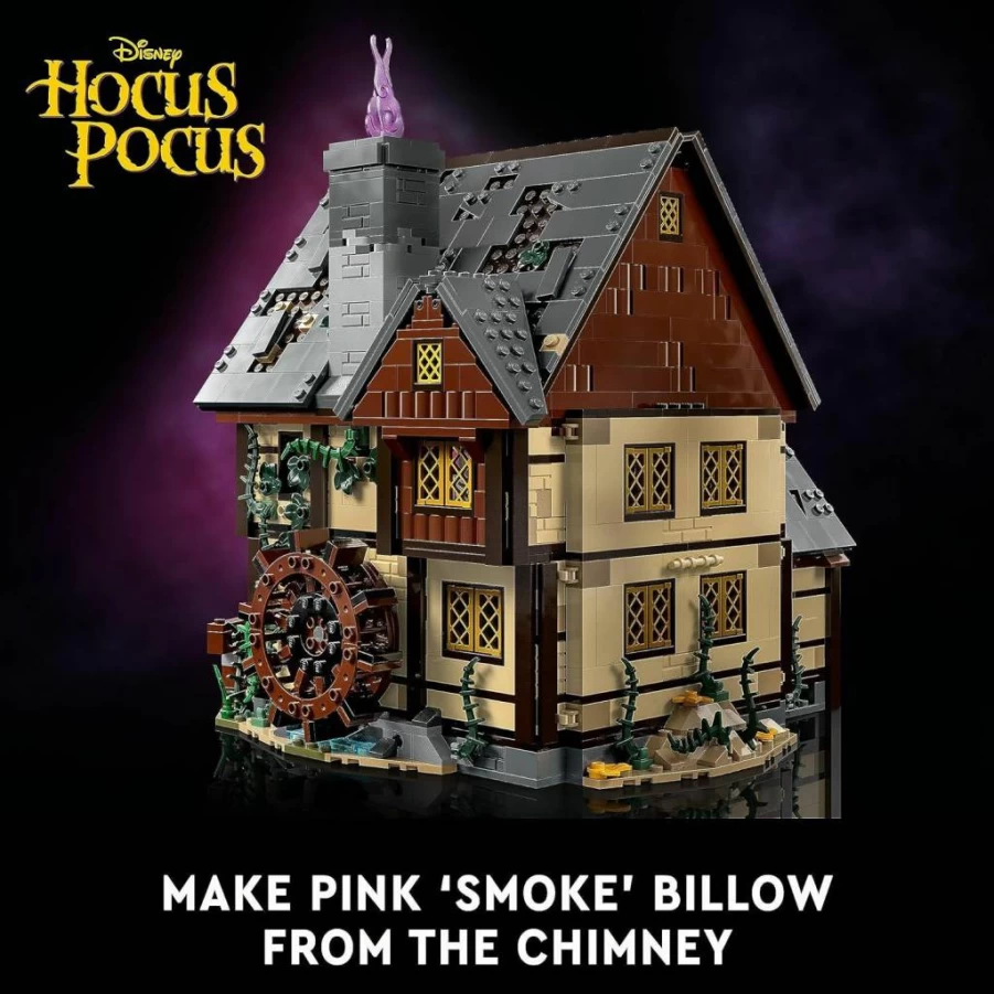 LEGO Ideas Hocus Pocus Sanderson Sisters Cottage Building Set 21341 for Adults – Witchcraft Mini Figures, Collectible Model Kit, Unique Halloween Gift for Fans