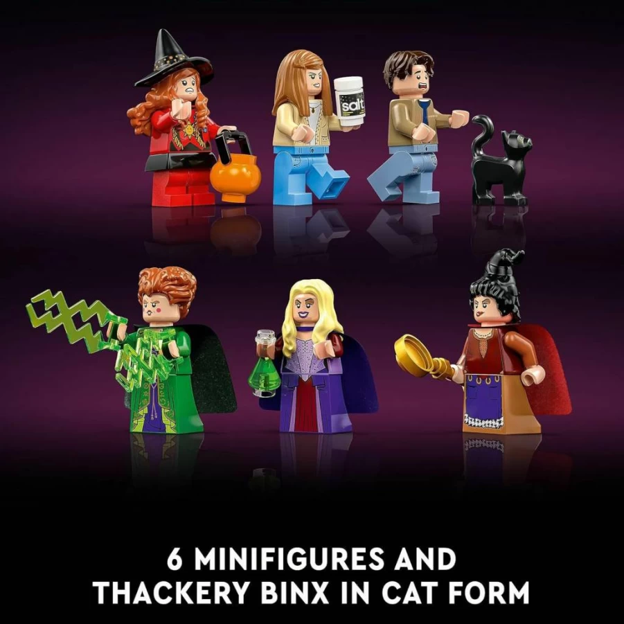 LEGO Ideas Hocus Pocus Sanderson Sisters Cottage Building Set 21341 for Adults – Witchcraft Mini Figures, Collectible Model Kit, Unique Halloween Gift for Fans