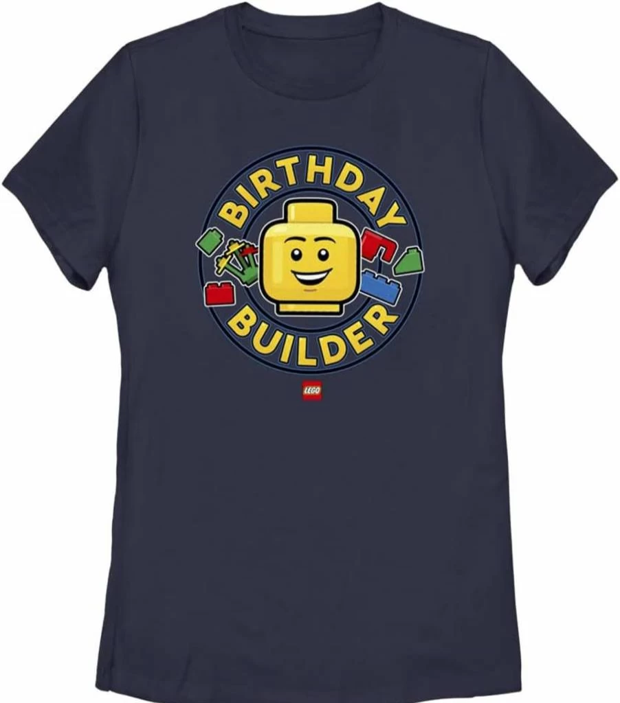 Fifth Sun Women's Lego Birthday Builder Graphic Short Sleeve T-Shirt