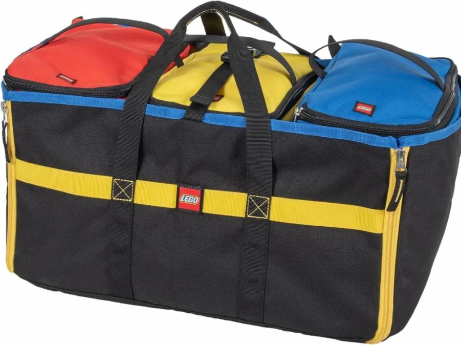 LEGO 4-Piece Storage Tote with Play Mat for Building Bricks - Portable Toy Organizer