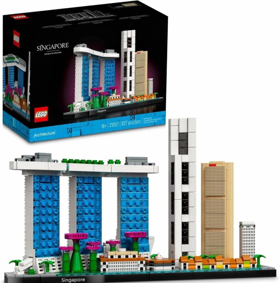 LEGO Architecture Singapore Skyline 21057 Building Set for Adults, Office & Home Decor, Creative Construction Model Kit, Perfect Gift for LEGO Fans