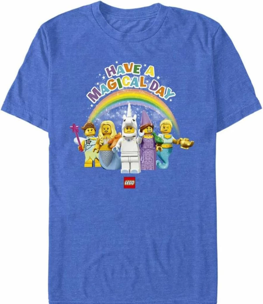 Fifth Sun Lego Harry Potter Magical Day Men's Graphic Short Sleeve T-Shirt