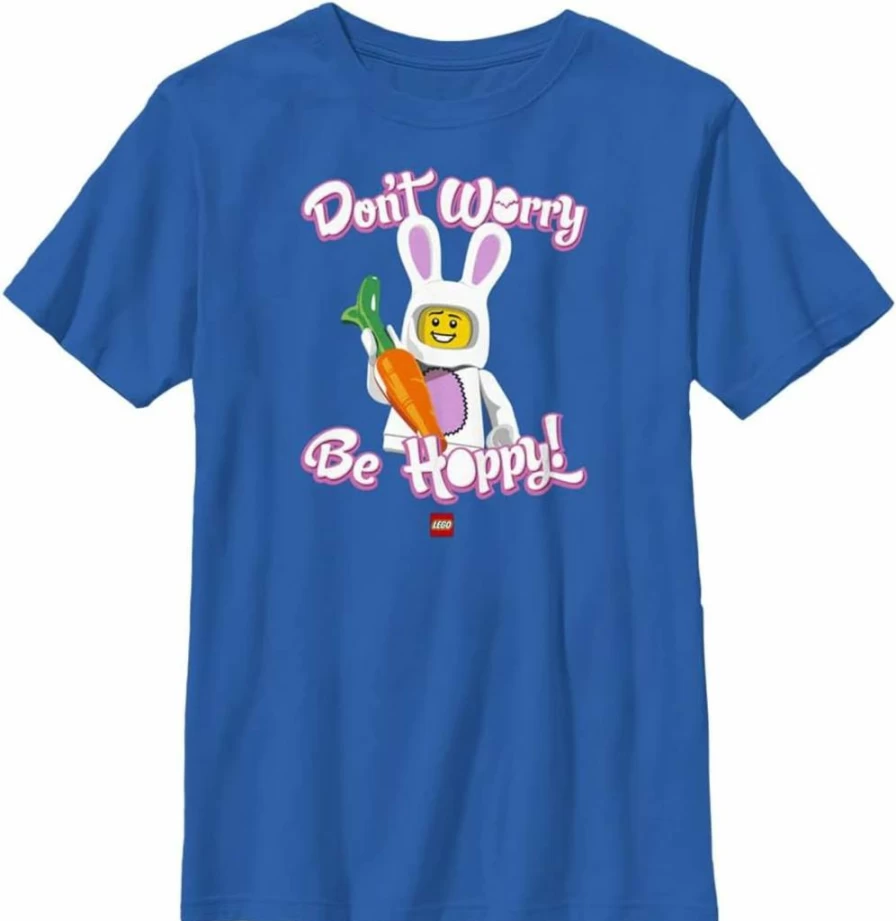 Fifth Sun Boys' Lego "Be Hoppy" Graphic Short Sleeve T-Shirt for Kids