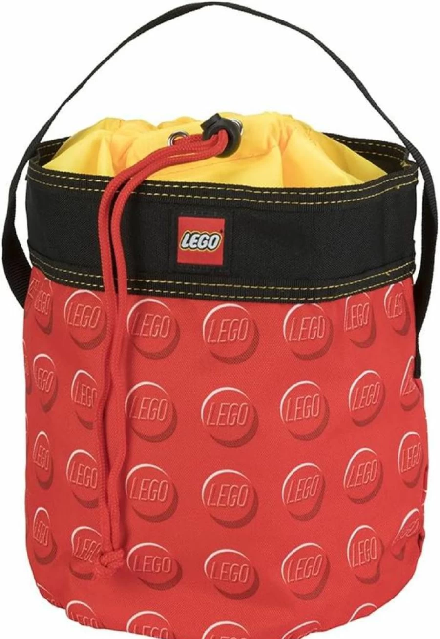 LEGO Brick Storage Cinch Bucket - Portable Organizer for Building Blocks