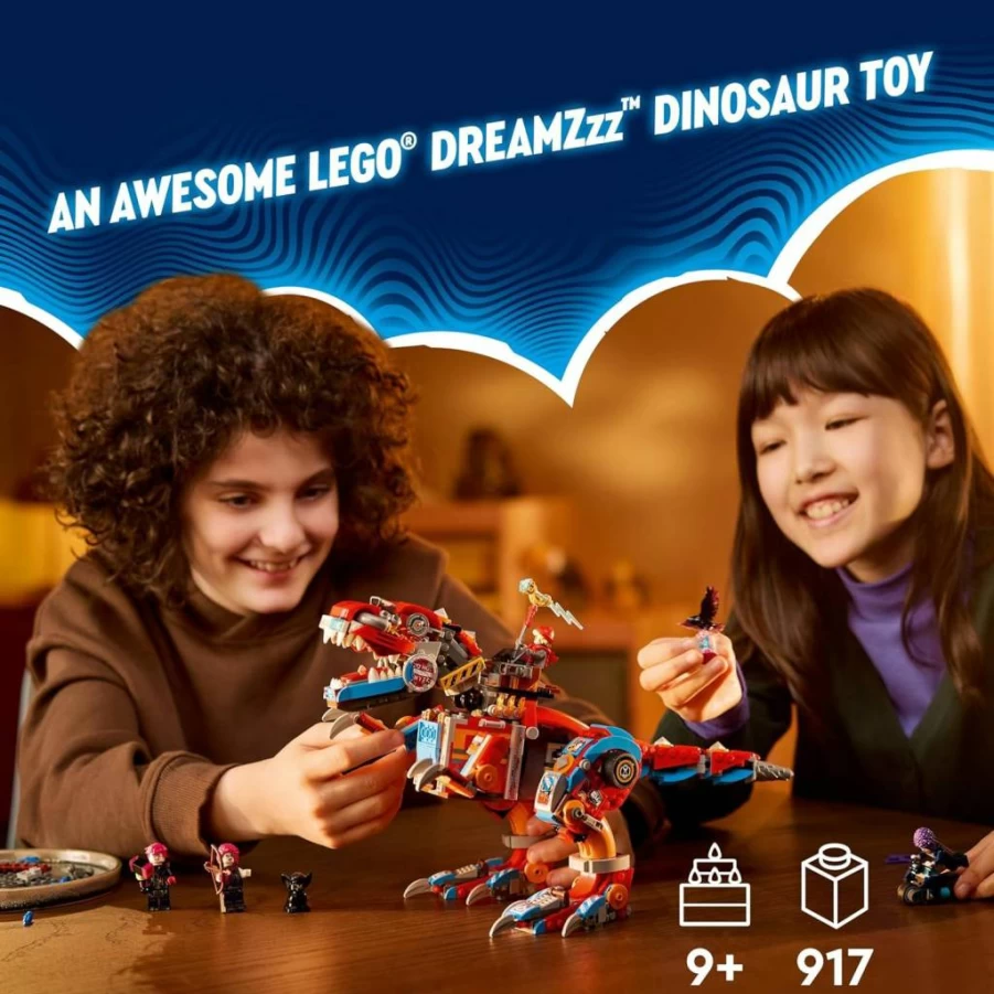 LEGO Dreamzzz Cooper's Robot Dinosaur C-Rex Building Kit 71484 - STEM Toys for Kids Ages 9+, Creative Dinosaur Robot Gift for Boys & Girls