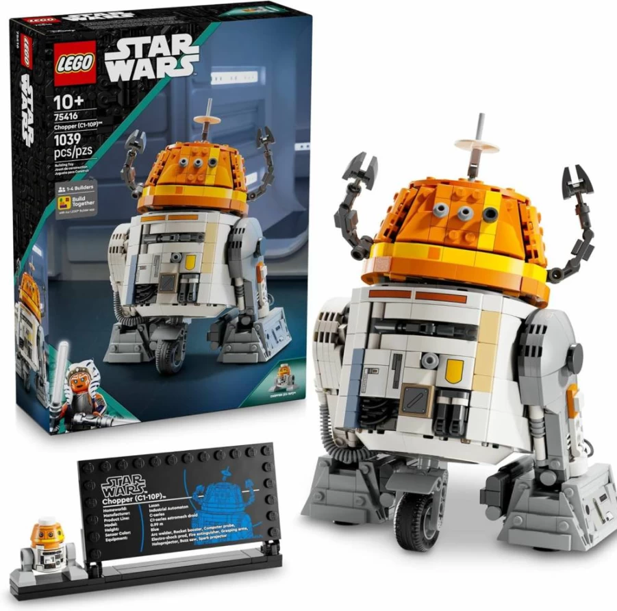LEGO Star Wars Ahsoka Tano's C1-10P Chopper Droid Building Set 75416 | STEM Toy for Kids Ages 10+ | Creative Gift for Sci-Fi Fans | Collectible Model Kit & Room Decor