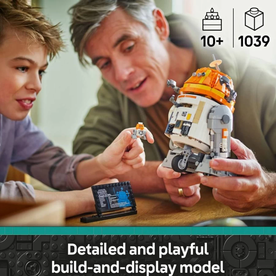 LEGO Star Wars Ahsoka Tano's C1-10P Chopper Droid Building Set 75416 | STEM Toy for Kids Ages 10+ | Creative Gift for Sci-Fi Fans | Collectible Model Kit & Room Decor