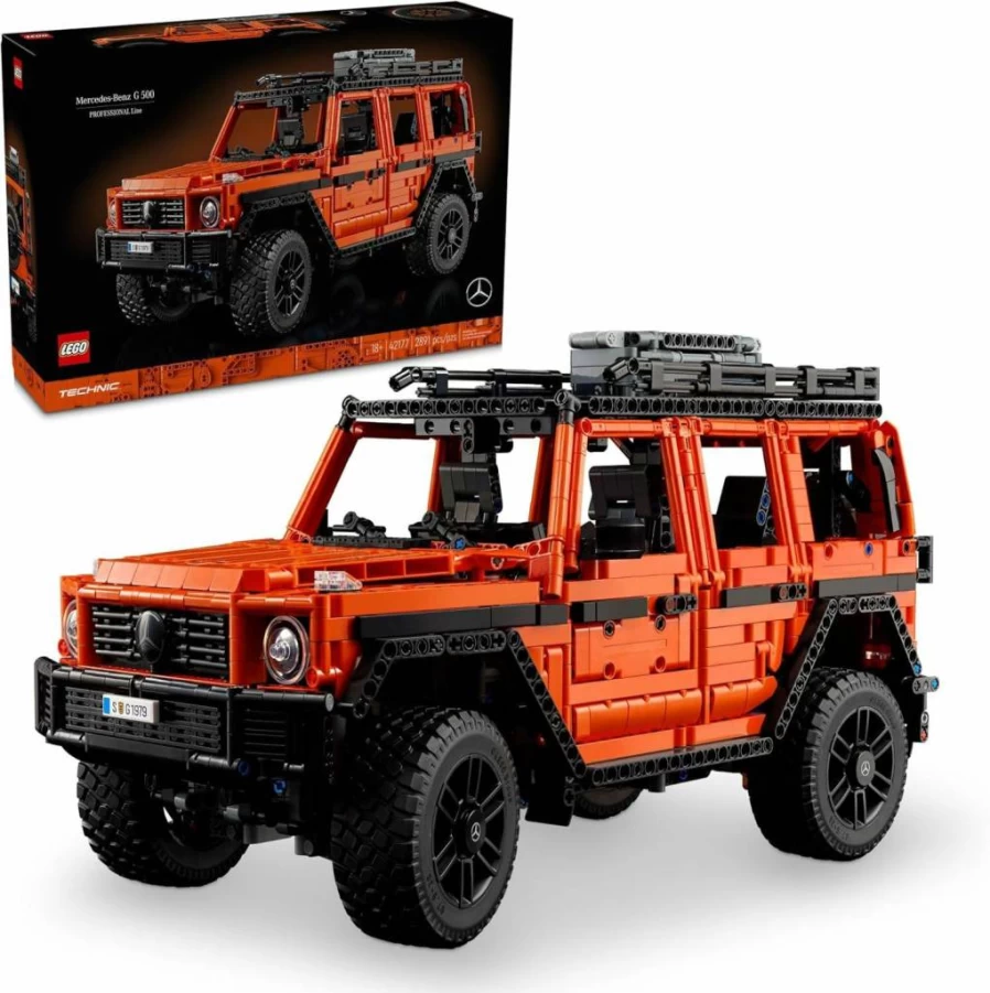 LEGO Technic Mercedes-Benz G 500 42177 Building Set for Adults, G-Wagon Model Car Kit with Realistic Details, Ages 18+, Ideal Gift for Father's Day