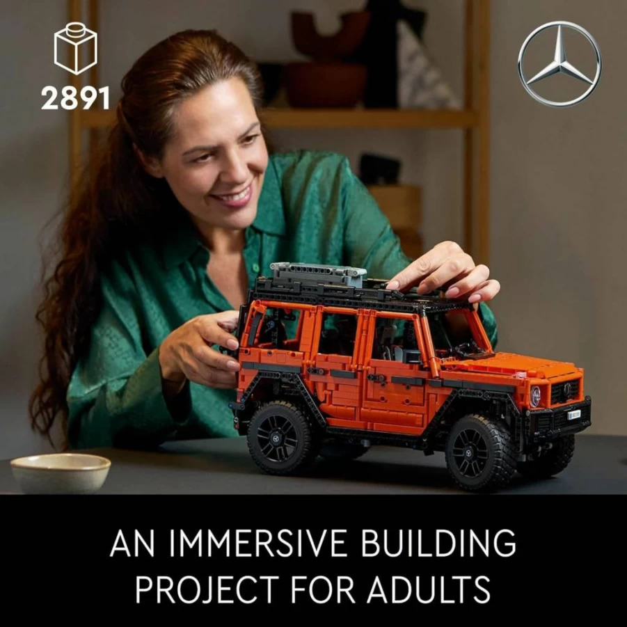 LEGO Technic Mercedes-Benz G 500 42177 Building Set for Adults, G-Wagon Model Car Kit with Realistic Details, Ages 18+, Ideal Gift for Father's Day