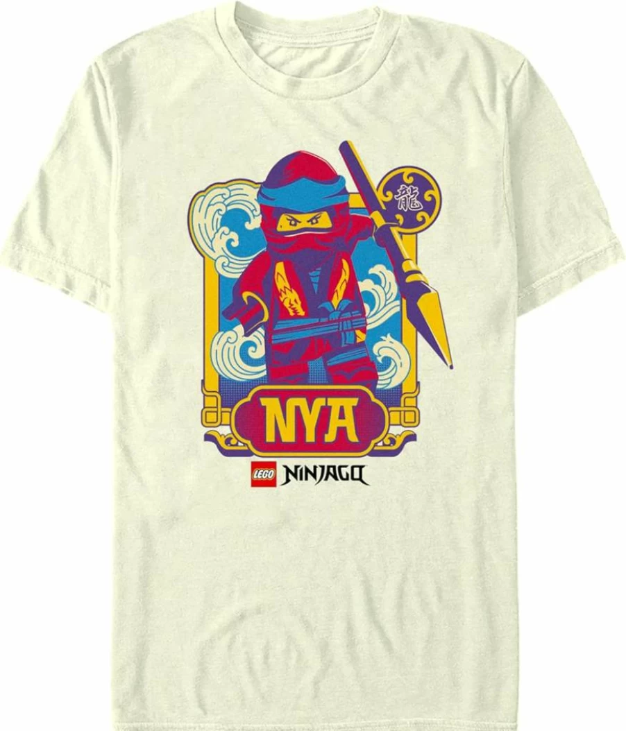 Fifth Sun Men's Lego Ninjago Nya Graphic Short Sleeve T-Shirt