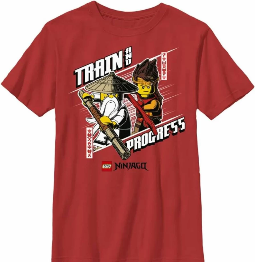 Fifth Sun Boys' Lego Ninjago Graphic Short Sleeve T-Shirt for Kids