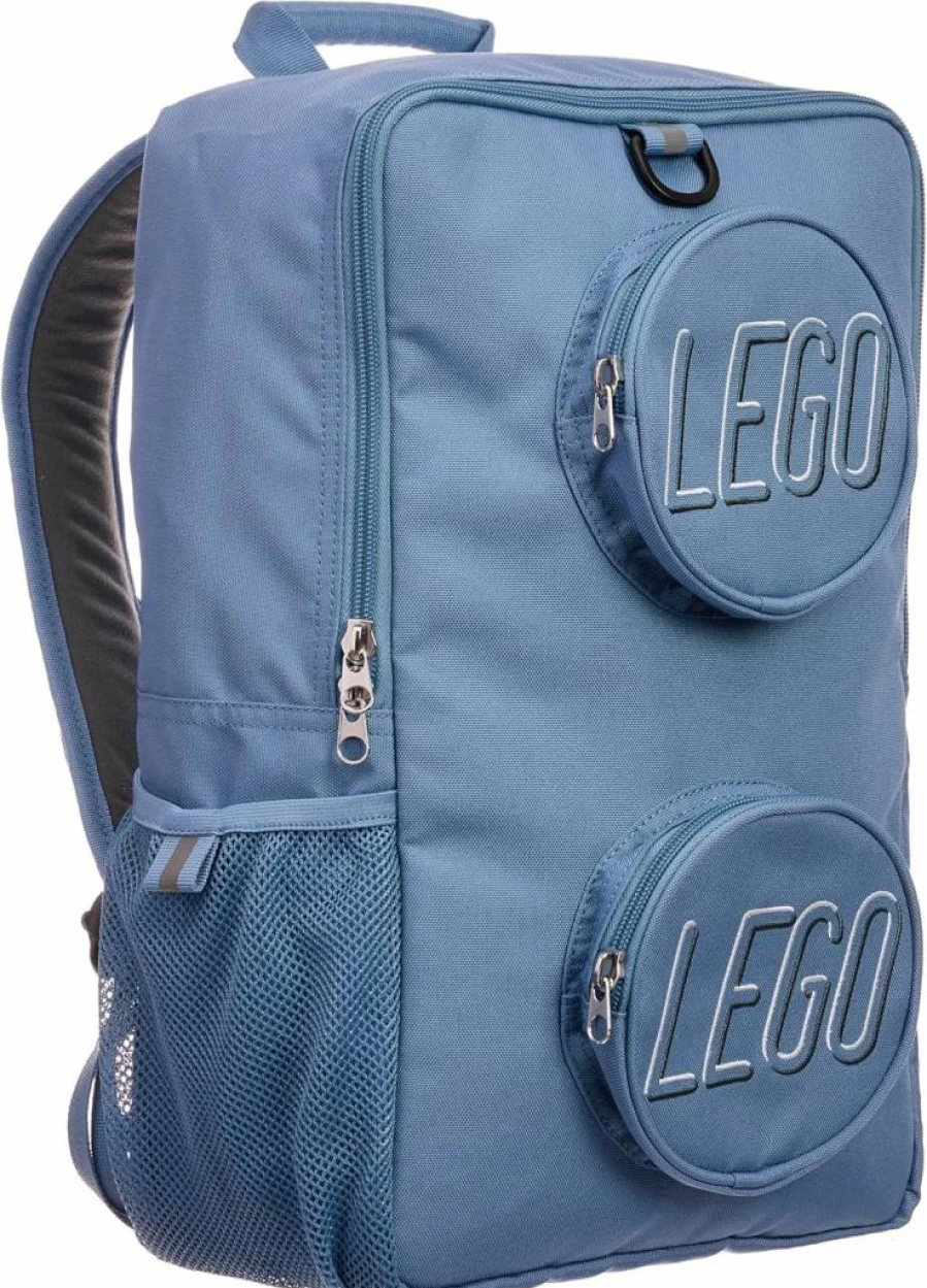 LEGO Navy Brick Backpack - Official Licensed Building Blocks Design School Bag