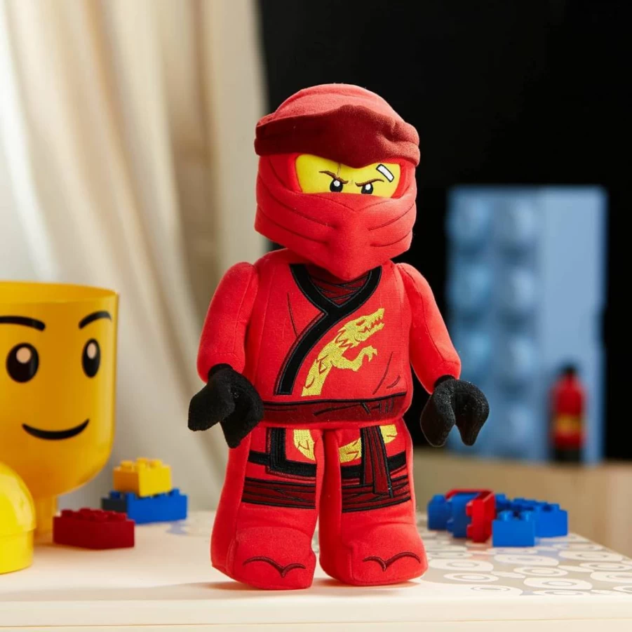 Manhattan Toy Jay Ninja Warrior Plush - 13" Lego Ninjago Collectible Stuffed Toy