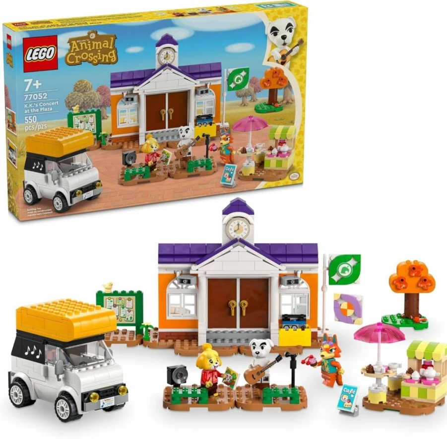 LEGO 77052 Animal Crossing K.K.'s Concert Building Set with Toy Figures for Kids Ages 7+ | Creative Play Construction Toy for Boys & Girls | Official Nintendo Themed Birthday Gift