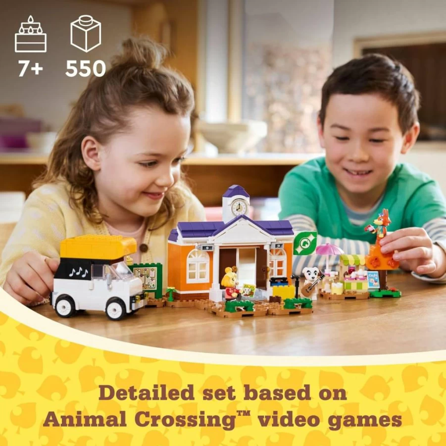 LEGO 77052 Animal Crossing K.K.'s Concert Building Set with Toy Figures for Kids Ages 7+ | Creative Play Construction Toy for Boys & Girls | Official Nintendo Themed Birthday Gift