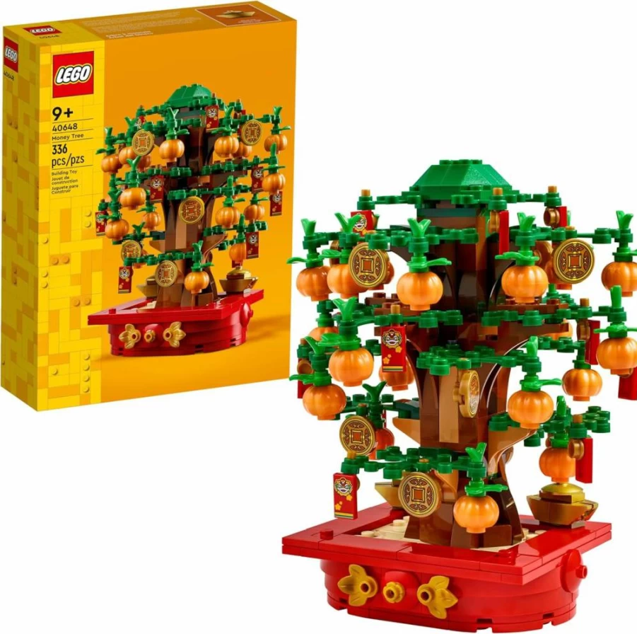 LEGO Lunar New Year Money Tree Building Set 40648 - Chinese Culture Educational Toy for Kids Ages 9+, Creative Holiday Table Decor for Boys and Girls