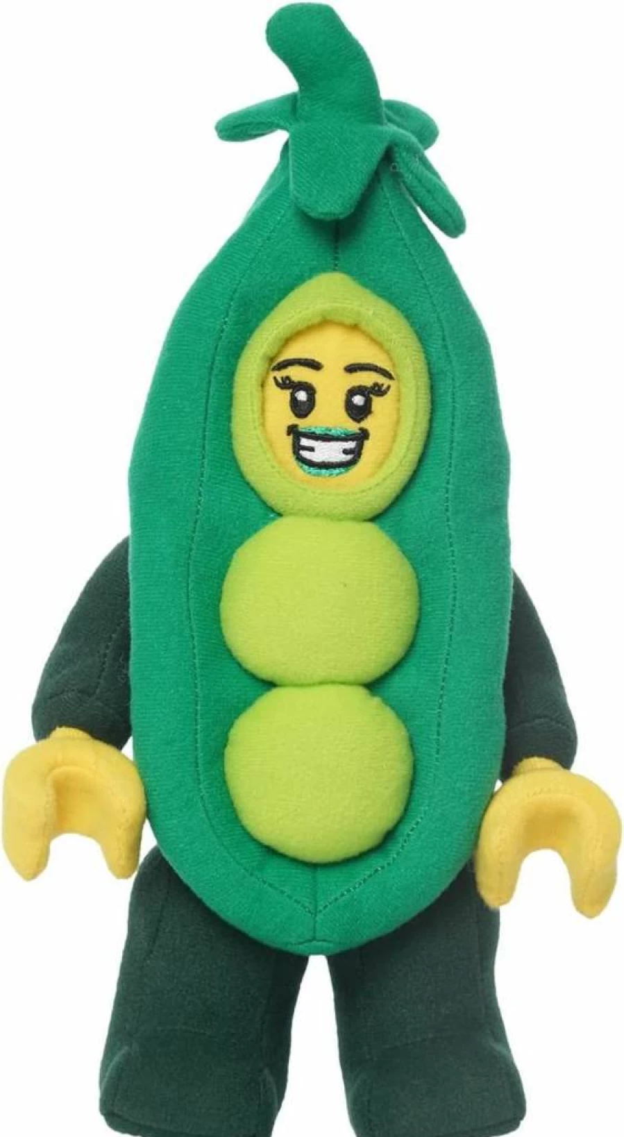 Manhattan Toy Lego Minifigure Inspired Peapod Costume Girl 9 Inch Plush Stuffed Animal