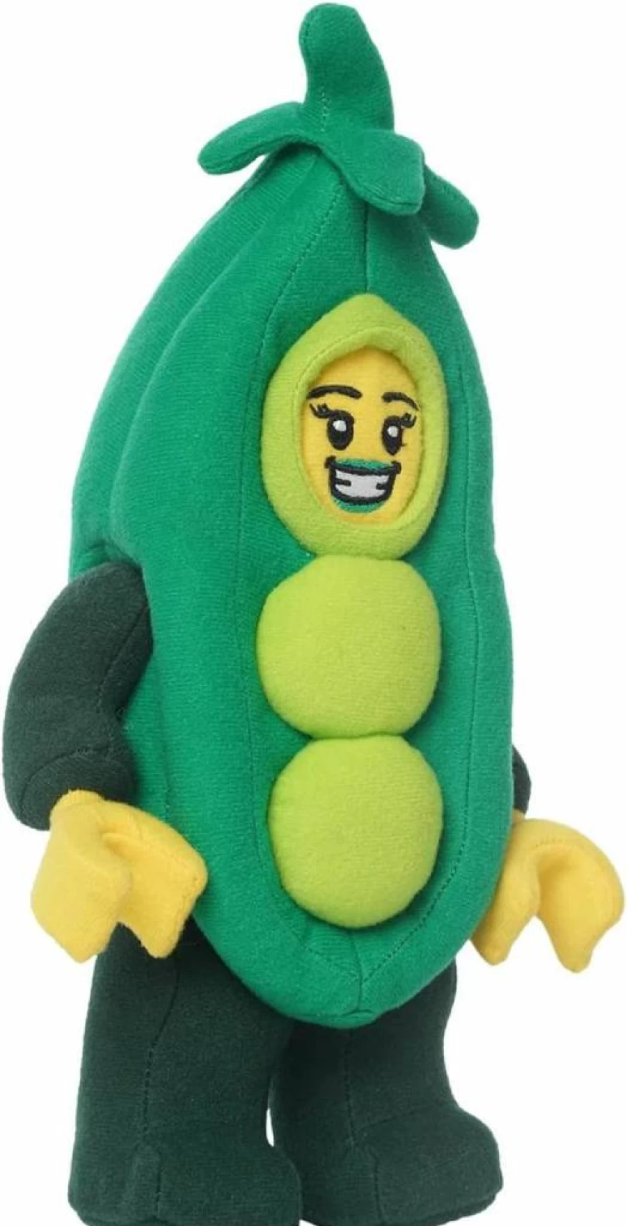 Manhattan Toy Lego Minifigure Inspired Peapod Costume Girl 9 Inch Plush Stuffed Animal