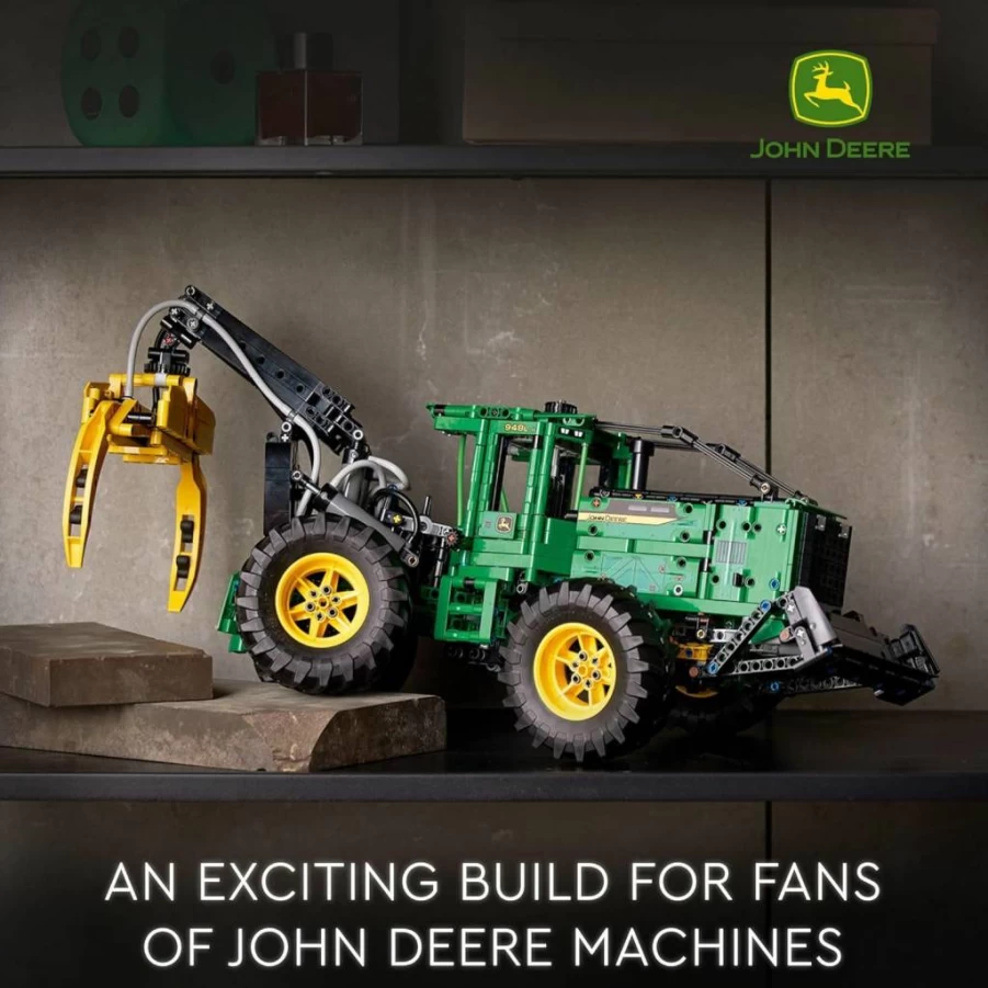LEGO Technic John Deere 948L-II Skidder 42157 Building Kit for Ages 11+, Engineering Toy for Kids, Heavy-Duty Farm Vehicle Model Set