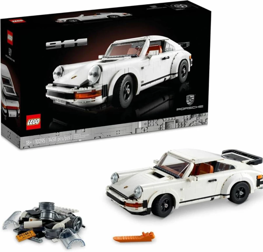 LEGO Icons Porsche 911 10295 Turbo & Targa 2-in-1 Model Building Kit for Adults, Collectible Race Car Set, Creative Gift for Teens