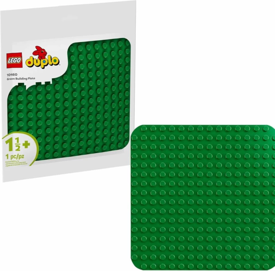 LEGO DUPLO Large Green Building Base Plate 16x16 Studs - Creative Learning Toy for Toddlers & Preschoolers Ages 1.5+ (Model 10460) - Perfect Gift for Boys & Girls Birthday