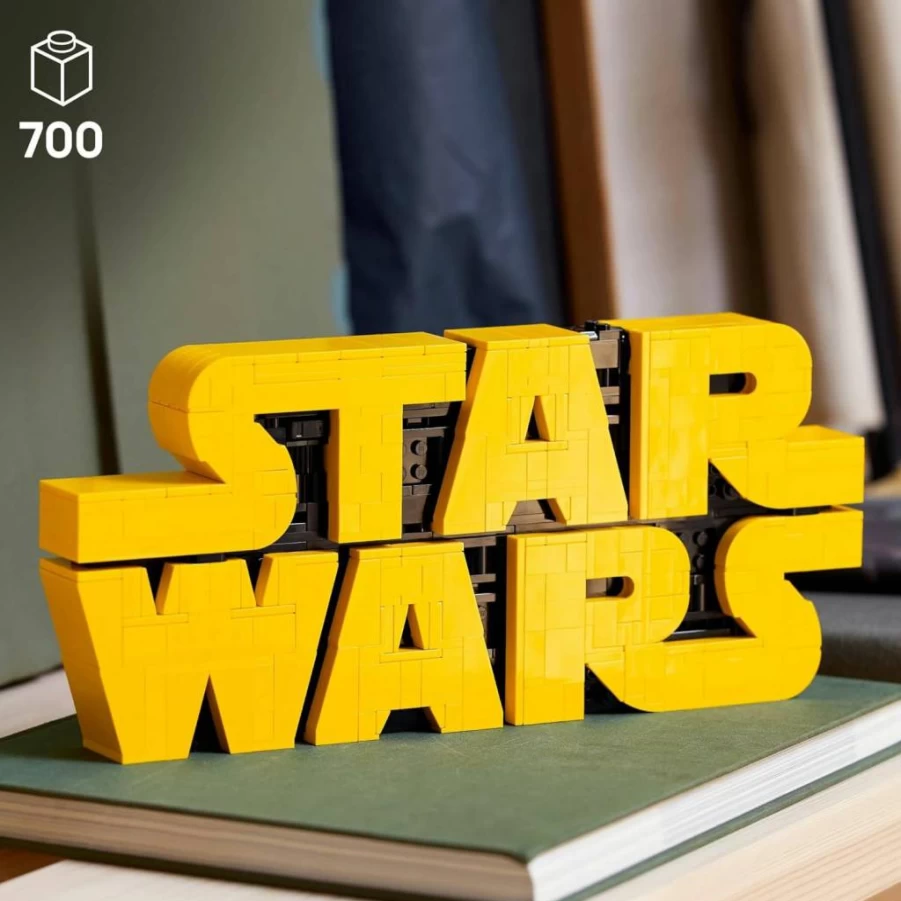 LEGO Star Wars 75407 DIY Building Kit for Adults – Collectible Brick-Built Star Wars Logo Model, Father’s Day Gift Idea, Home Decor for Movie Fans