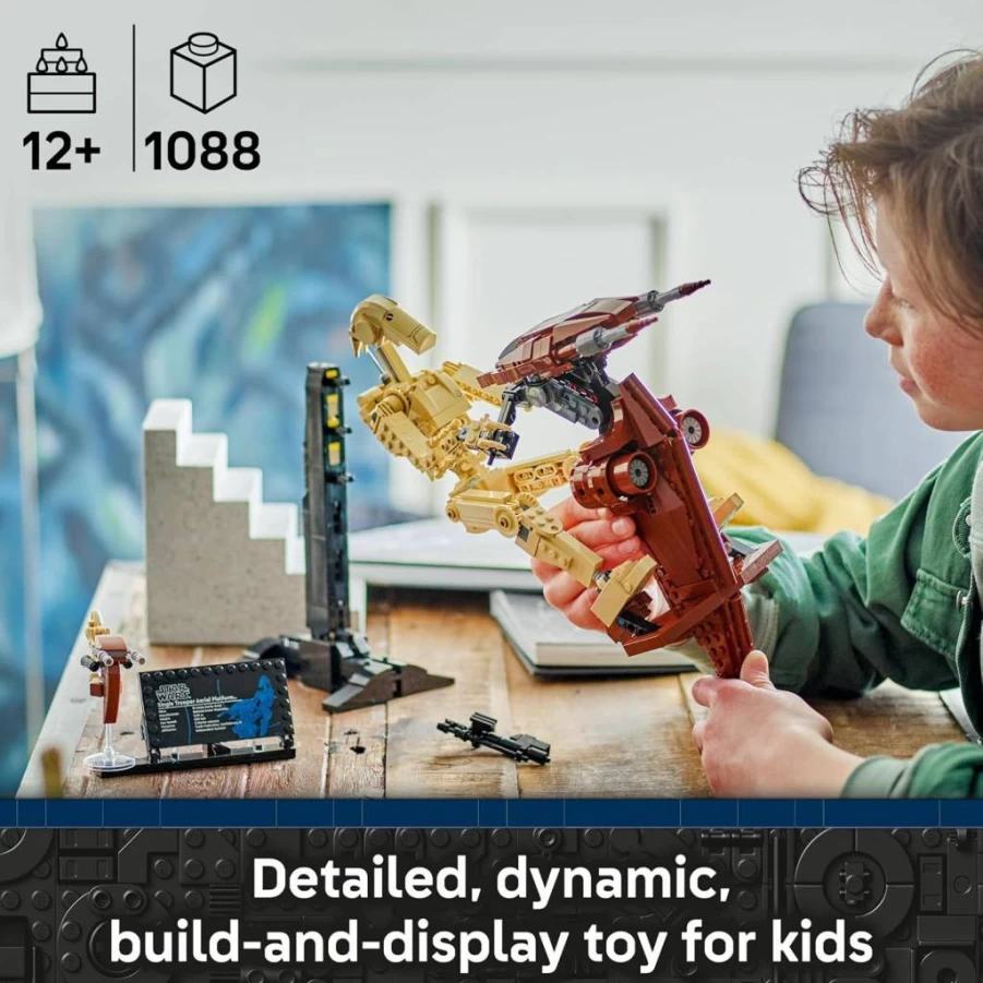 LEGO Star Wars Battle Droid Set 75428 - Buildable Phantom Menace Model Kit for Kids Ages 12+, STEM Learning Toy, Creative Gift for Boys & Girls