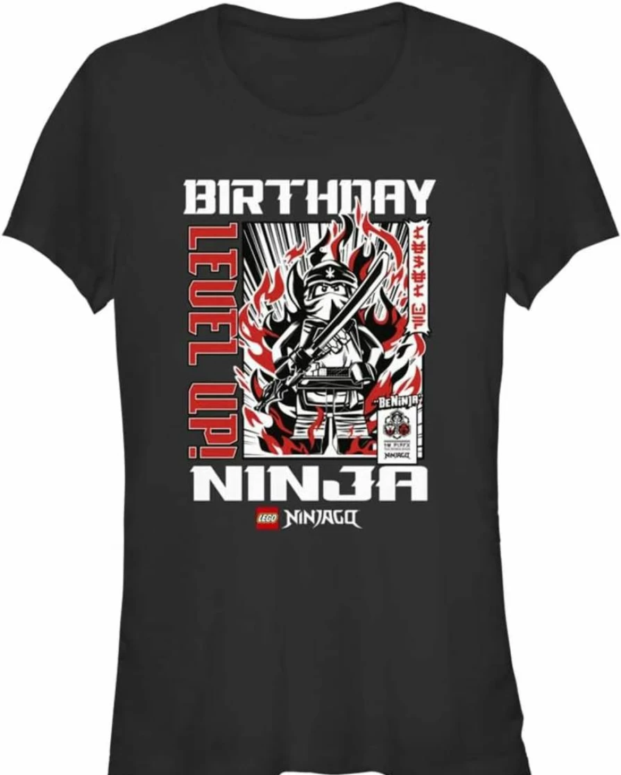 Fifth Sun Women's Lego Ninjago Themed Birthday Graphic Short Sleeve T-Shirt