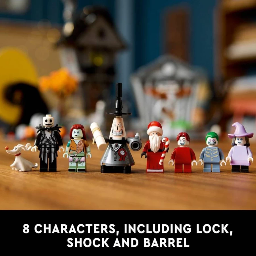 LEGO Disney The Nightmare Before Christmas Building Set 21351 - Collectible DIY Craft for Adults, Jack Skellington Minifigure, Movie Decor, Gift for Fans Ages 18+