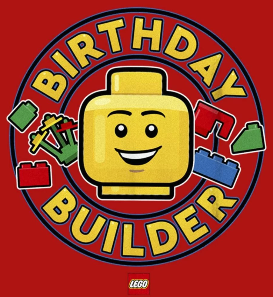 Fifth Sun Boys' Lego Birthday Builder Graphic Short Sleeve T-Shirt
