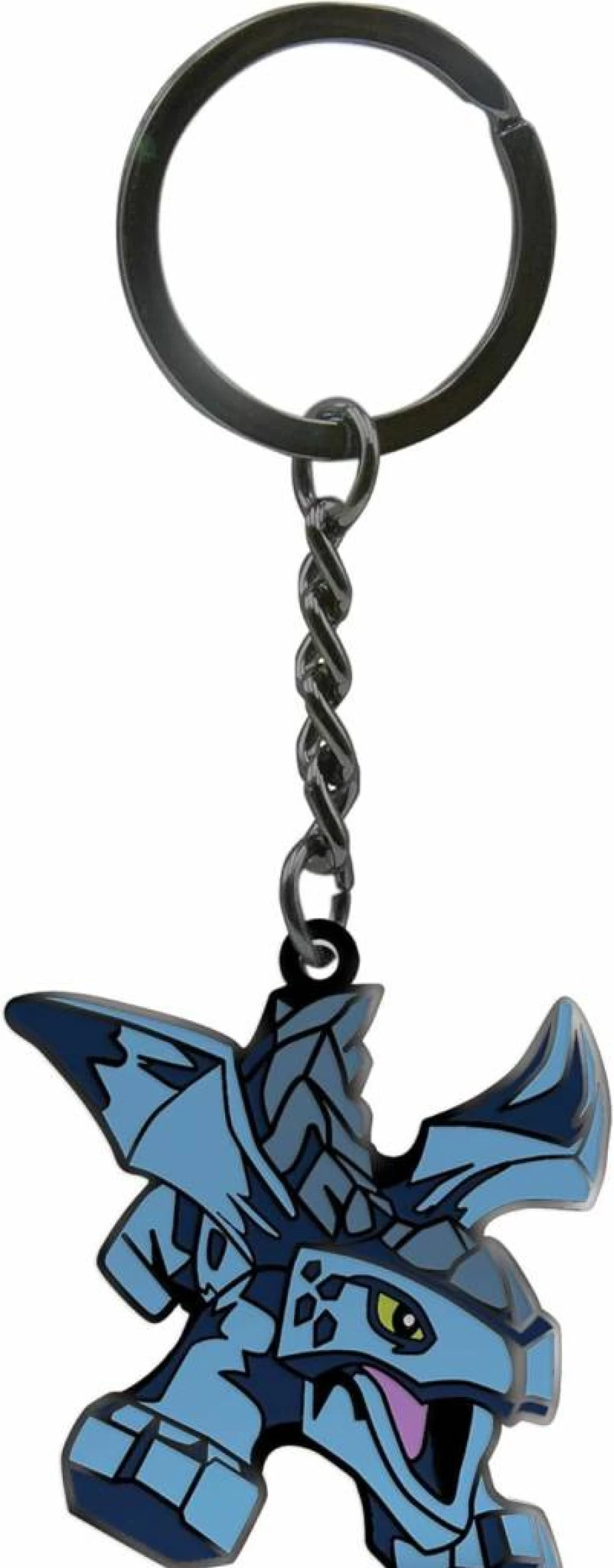 IQ Metal Keychain with Enamel Lego Ninjago Riyu (53339) Charm - 4.5 Inch Car Keys, Backpack, Purse Accessory