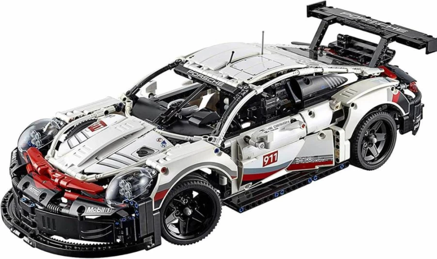 LEGO Technic Porsche 911 RSR 42096 Race Car Building Kit, 1:10 Scale Model Set for Adults & Kids, Collector’s Toy for Boys & Girls, 1580 Piece Advanced Construction Kit