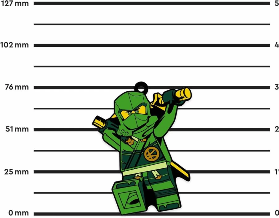 IQ Silicone Refrigerator Magnet - Lego Ninjago Lloyd Collectible 4 Inch Tall, Durable Kitchen & Locker Decor for Fans