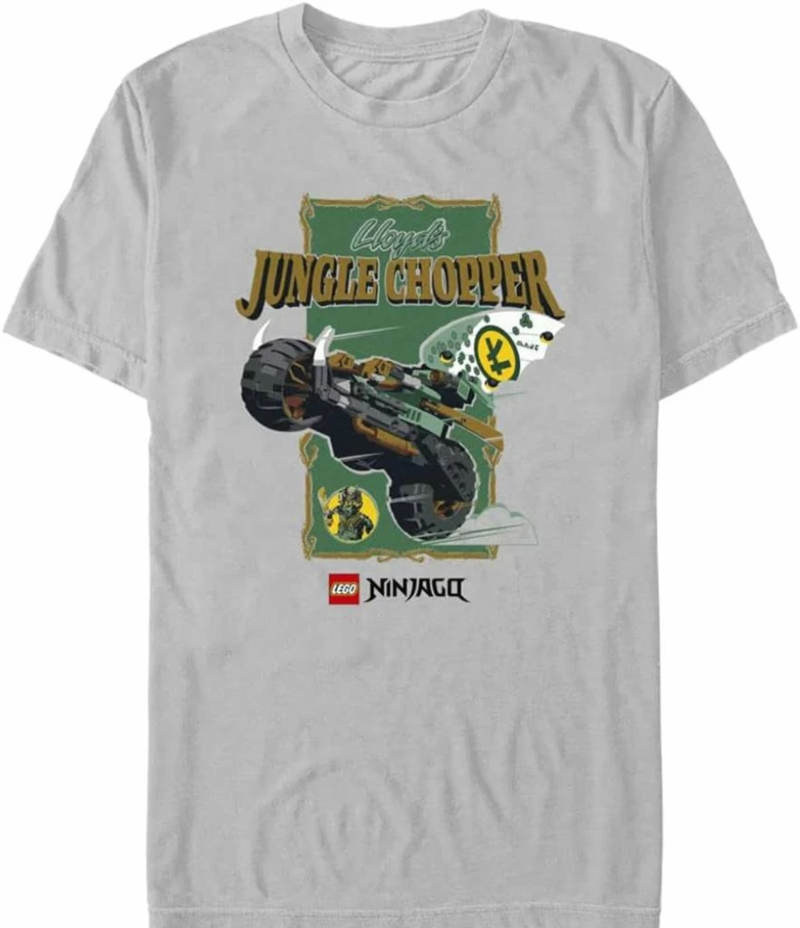 Fifth Sun Men's Lego Ninjago Jungle Chopper Graphic Short Sleeve T-Shirt