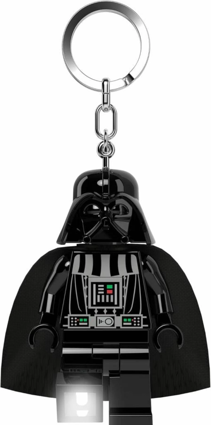 IQ LEGO Star Wars Darth Vader Keychain Light - 3 Inch LED Figure Lamp with Keyring, Cool Gift for Fans