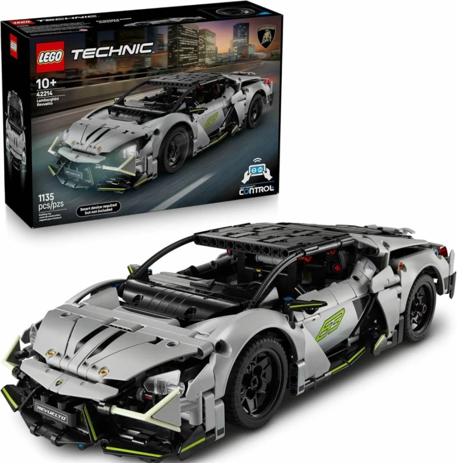 LEGO Technic Lamborghini Revuelto 42214 Building Set for Kids Ages 10+, Super Sports Car Model Kit for Boys, Girls & Car Enthusiasts