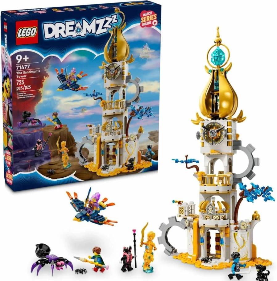LEGO Dreamzzz The Sandman's Tower Castle Playset 71477 with Toy Spider & Bird, Fantasy Building Toy for Kids Ages 9+