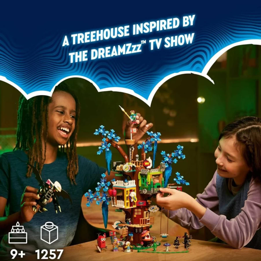 LEGO Dreamzzz Fantastical Tree House 71461 Building Toy for Kids Ages 9+ with 3 Detailed Rooms, Mrs. Castillo, Izzie, Mateo & Night Hunter Minifigures